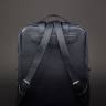 Кожаный рюкзак на молнии BlankNote Cooper синий