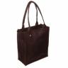 Кожаная женская сумка шоппер 2.0 Dekey Орех