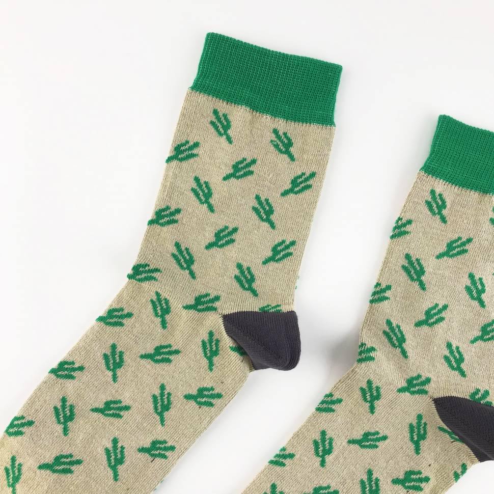 Носки высокие MySox пьяный кактус