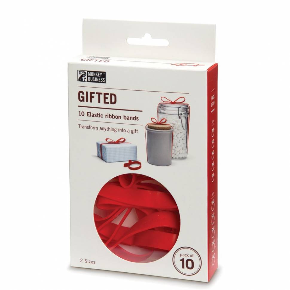 Набор резинок для декора подарков Monkey Business Gifted