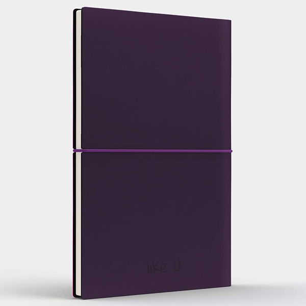 Двосторонній Блокнот Duo A5 Рожевий /Фіолетовий