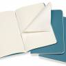 Карманный Блокнот Moleskine Cahier (3 шт) Чистые Листы Живой Голубой