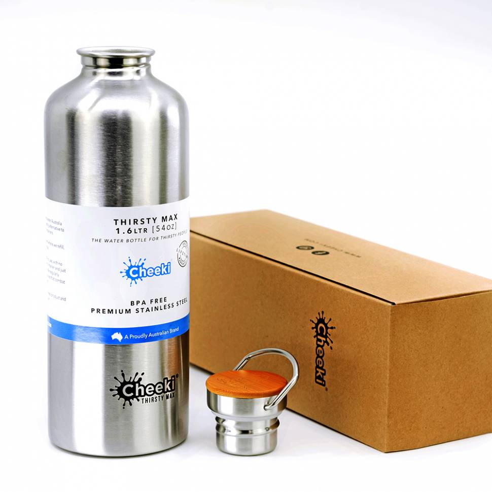 Фляга Cheeki Thirsty Max 1,6 литра Silver