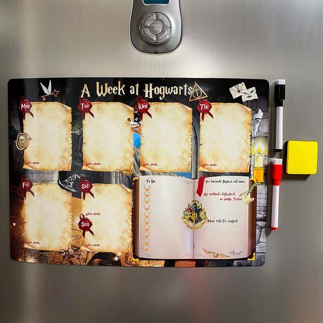 Магнитный Планер на неделю Гарри Поттер A Week at Hogwarts LifeFLUX А3