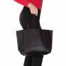 Шкіряна жіноча сумка Soho Mini Чорна