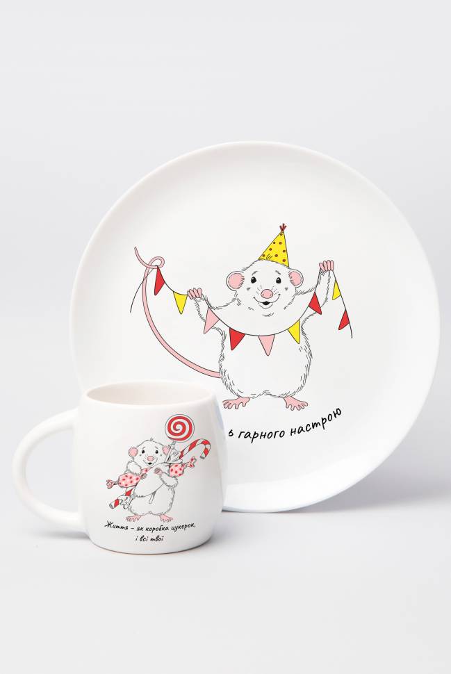 Тарелка Orner Мышонок