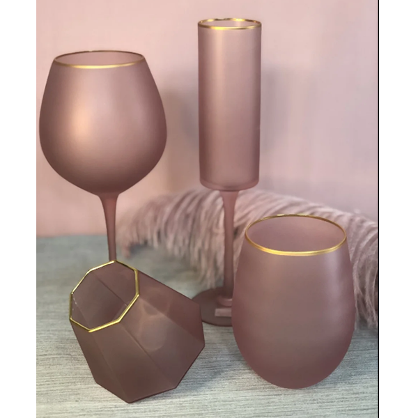 Набор стаканов (6 шт) Пинк-грань 375 мл