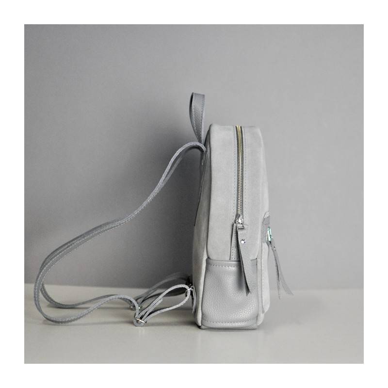 Рюкзак зі шкіри JIZUZ Sport Ligt Grey