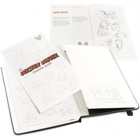 Середній блокнот Moleskine Disney чисті аркуші чорний