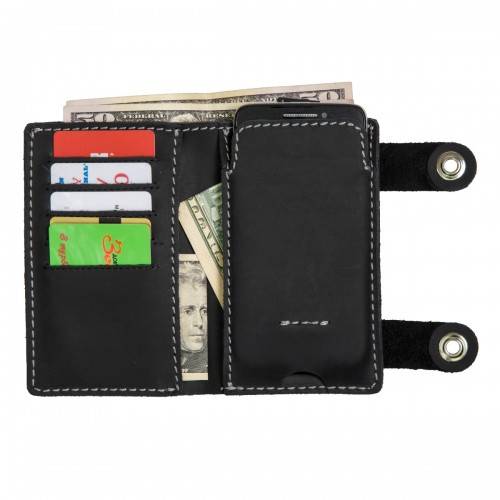 Чехол-Портмоне для телефона iPhone 6 Black Brier Черный