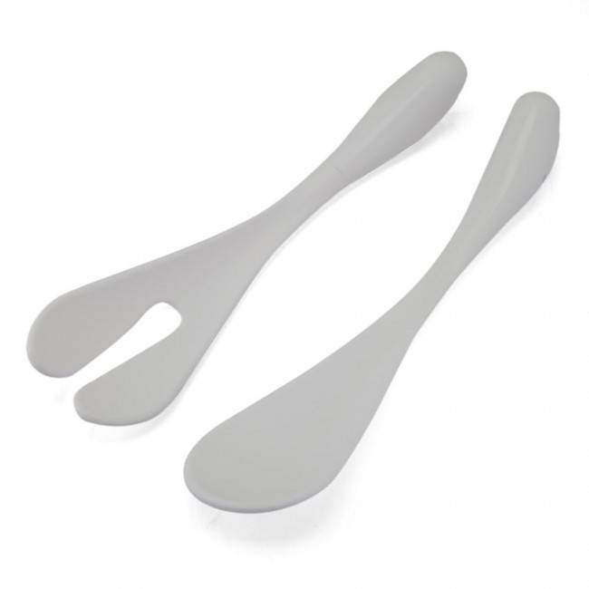 Салатница с ложками для сервировки Sparrow Qualy Белый