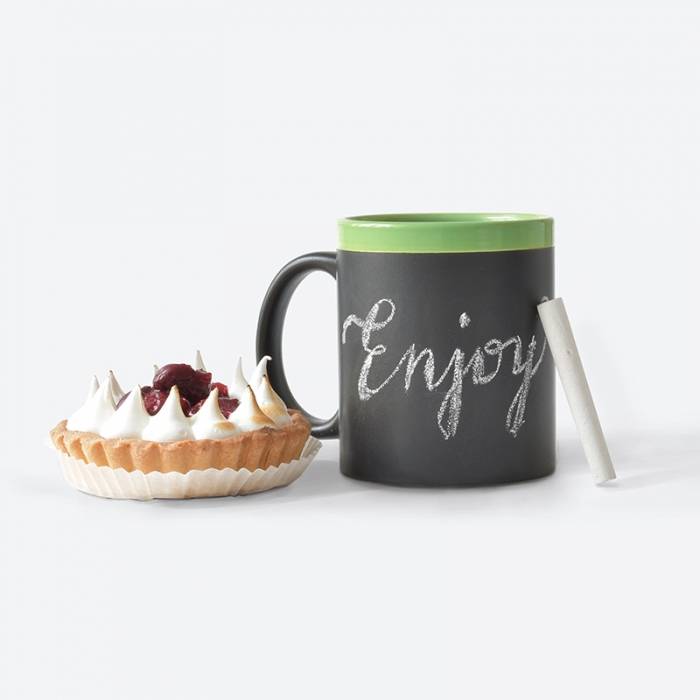 Gifty Чашка с мелом Life Green 320 мл