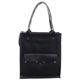 Шкіряна жіноча сумка шоппер 2.0 Dekey Чорна