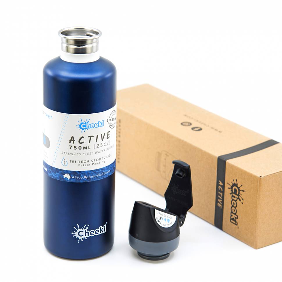 Спортивная бутылка для воды Cheeki Single Wall Active 750 ml Ocean