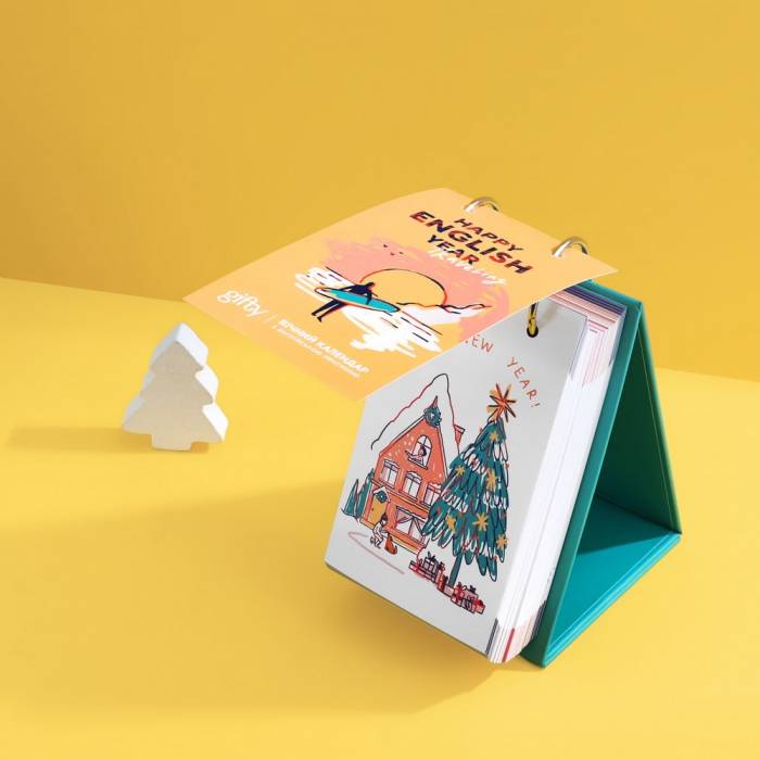 Английский календарь Gifty Traveling