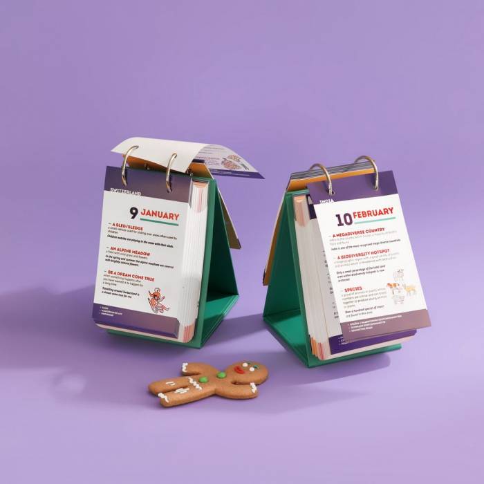 Английский календарь Gifty Traveling