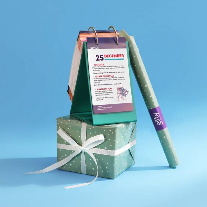 Английский календарь Gifty Traveling