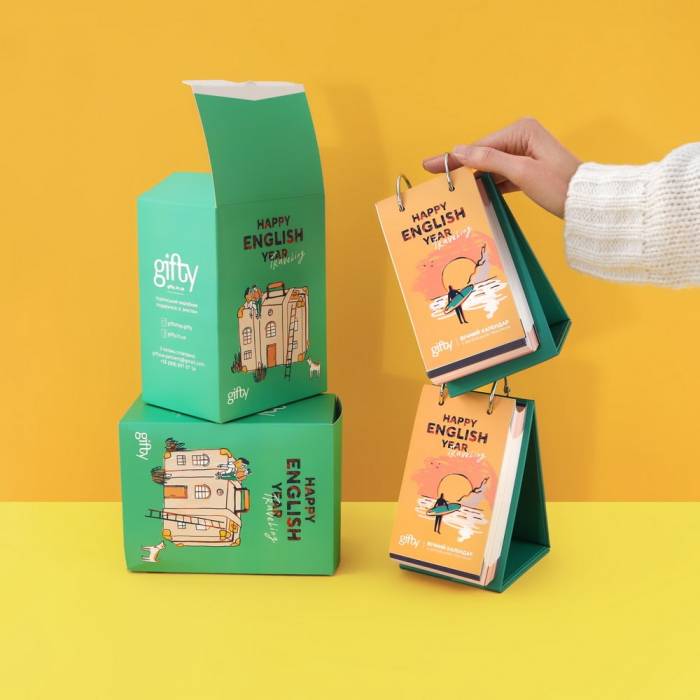 Английский календарь Gifty Traveling