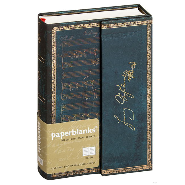 Карманный блокнот Paperblanks Манускрипты Шуберт