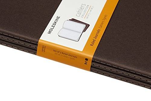 Набір зошитів Moleskine Cahier (3шт) A4 коричневий Лінія