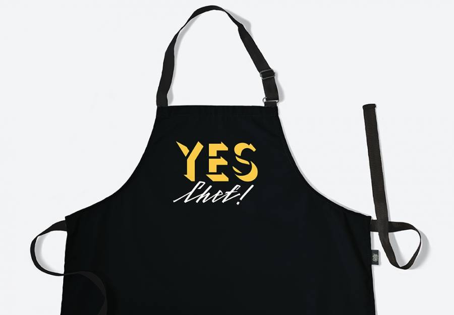 Фартук Gifty Yes Chef Black Фартук Gifty Yes Chef Black