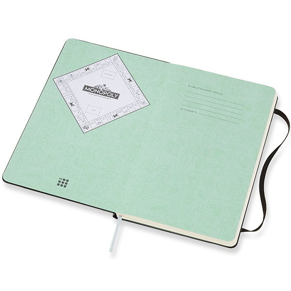 Средний блокнот Moleskine Monopoly Твердая обложка Линия