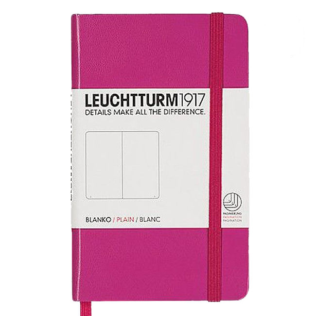 Блокнот Leuchtturm1917 Карманный Розовый Чистые листы (344806)