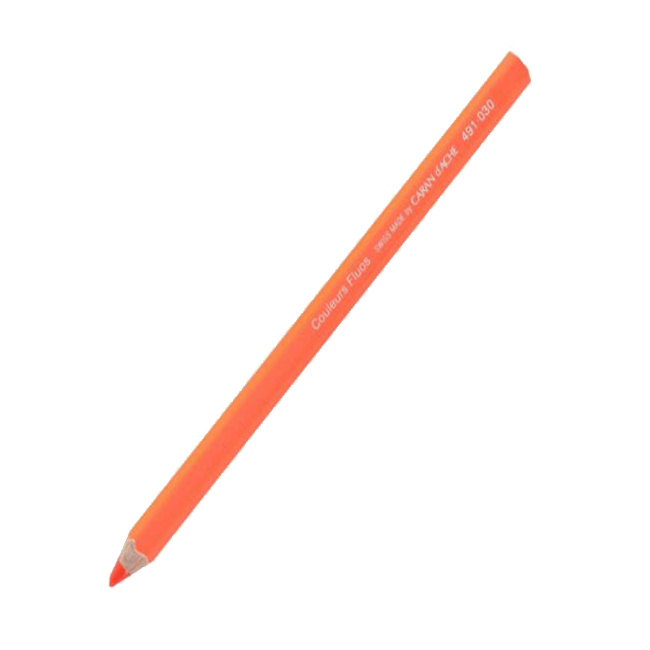 Карандаш Caran d'Ache Maxi Fluo Оранжевый 6 мм