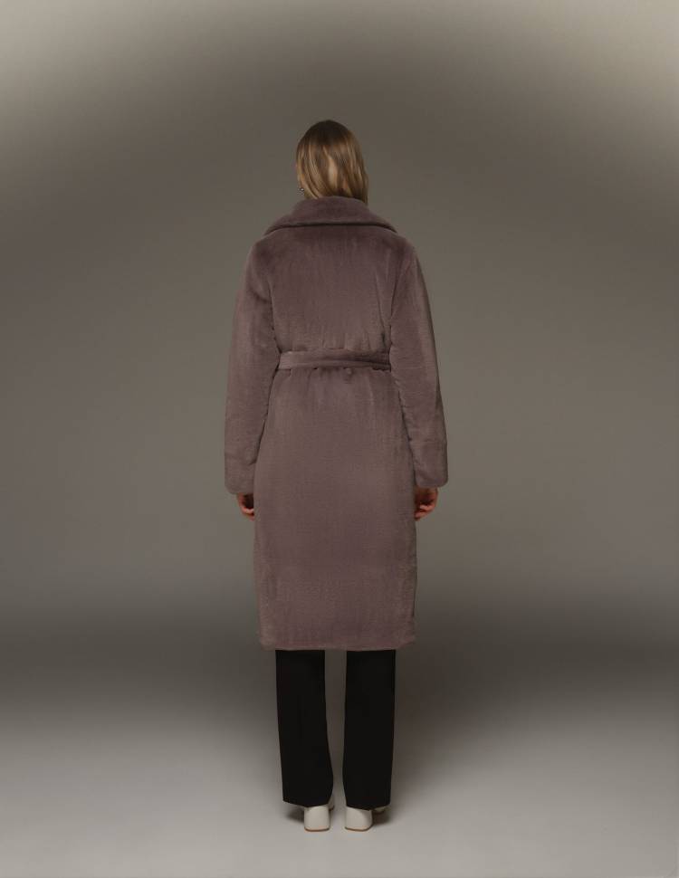 Шуба з еко-хутра Strong Какао