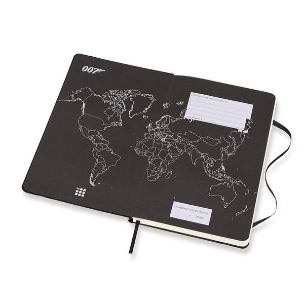 Блокнот Moleskine James Bond в Подарочной Упаковке Средний Черный