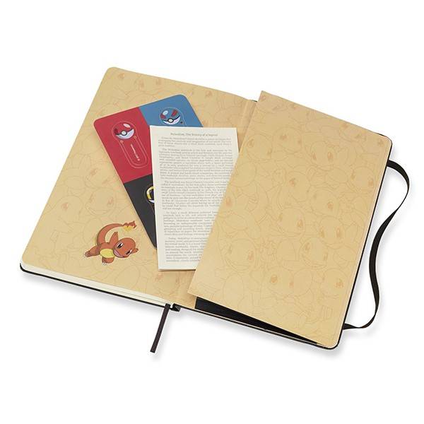 Средний блокнот Moleskine Pokemon Черный Линия