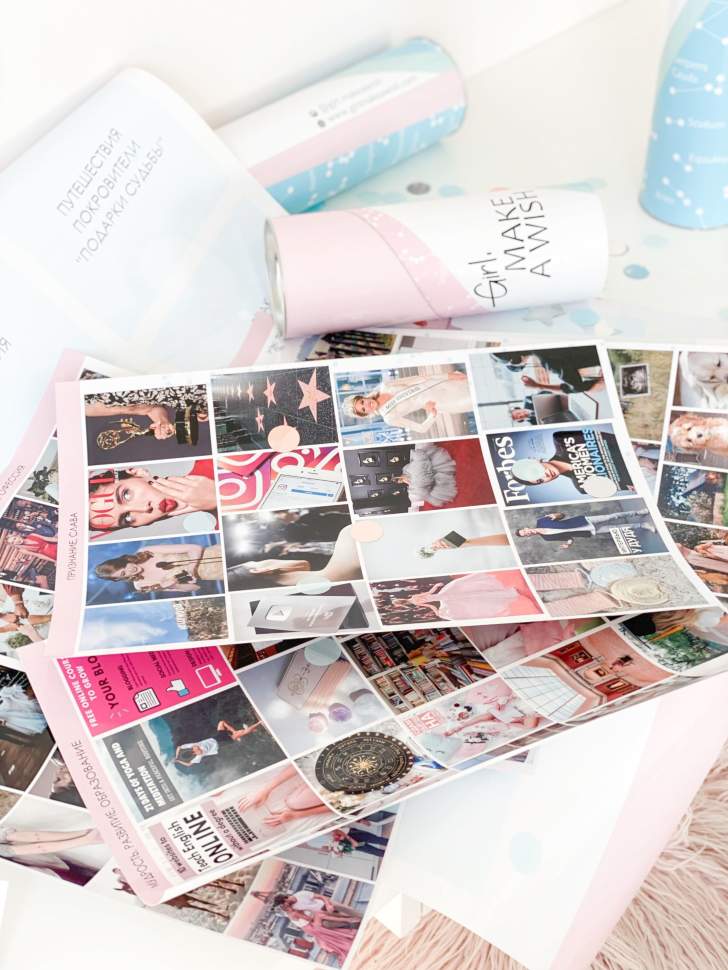 Карта Бажань Girl, Make a Wish в тубусі Карта Бажань Girl, Make a Wish в тубусі