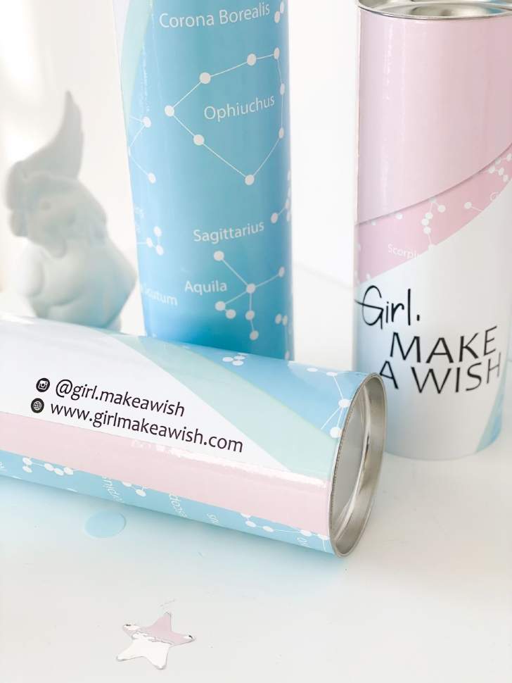 Карта Бажань Girl, Make a Wish в тубусі Карта Бажань Girl, Make a Wish в тубусі