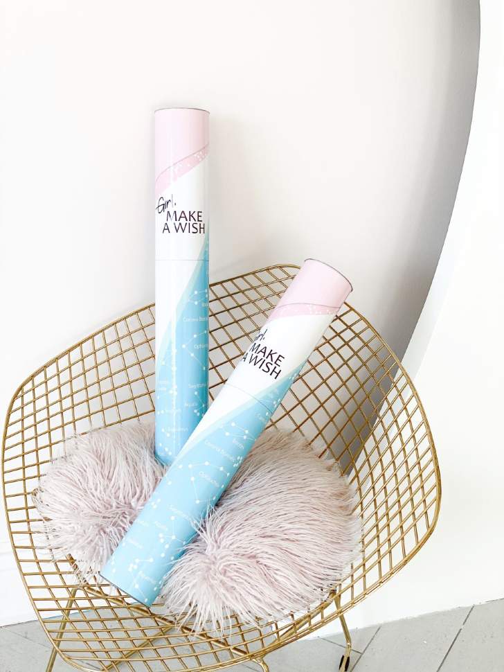 Карта Бажань Girl, Make a Wish в тубусі Карта Бажань Girl, Make a Wish в тубусі