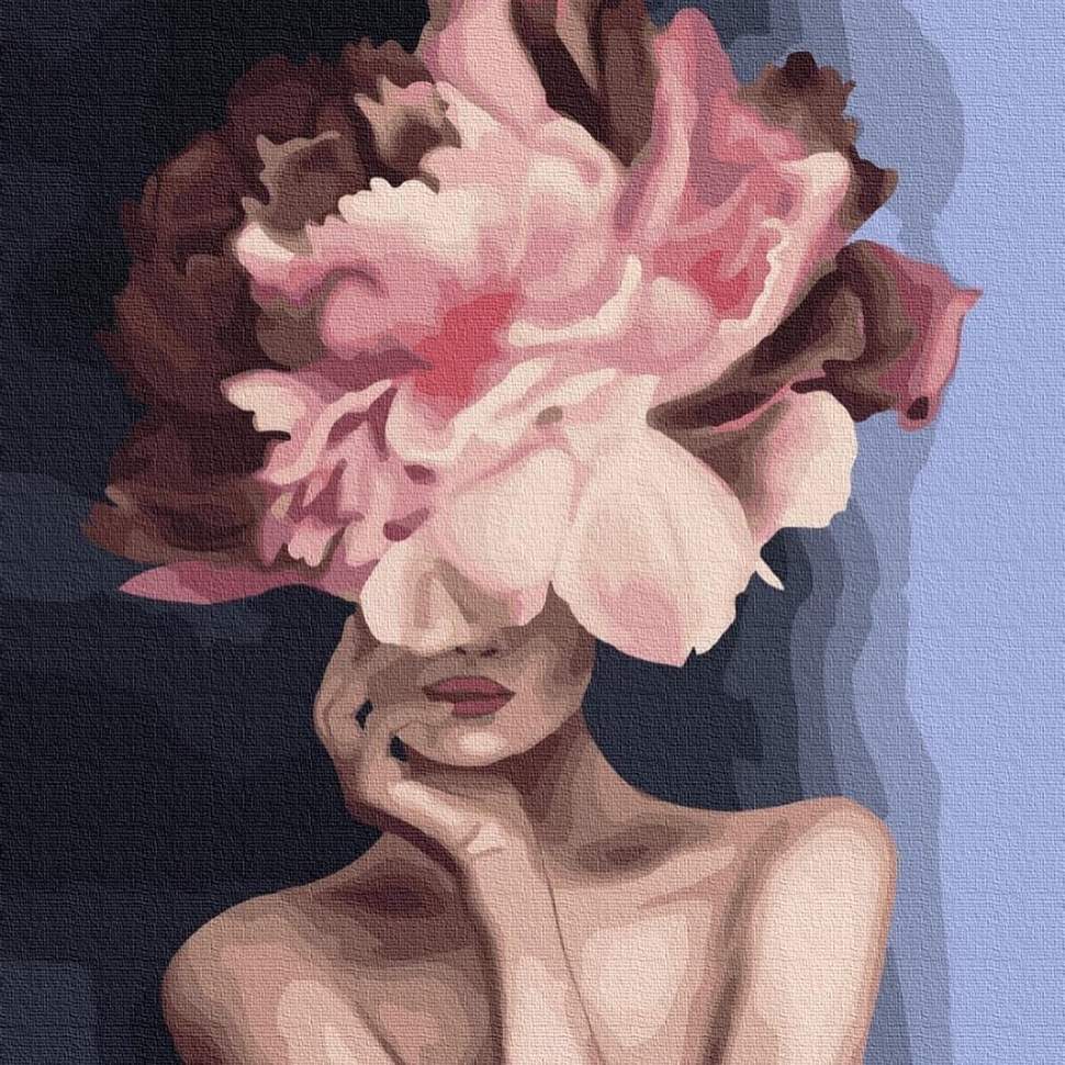 Картина за номерами Витончений квітка 40x50 см