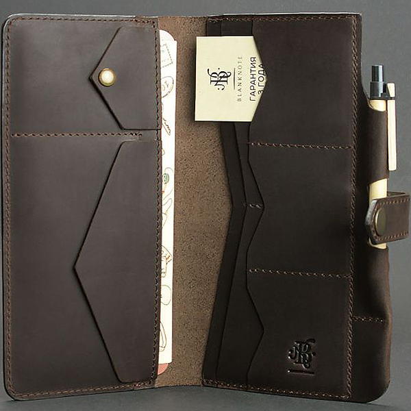 Кожаный тревел-кейс ver. 4.0 Орех BlankNote