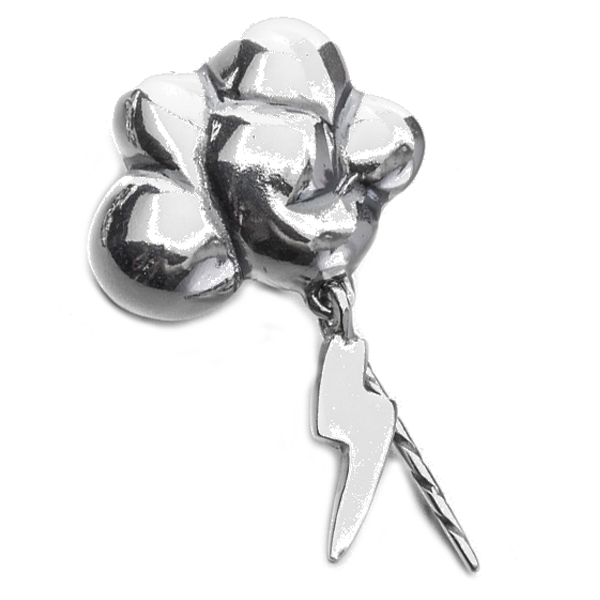 Брошь из серебра Côte & Jeunot Тучка