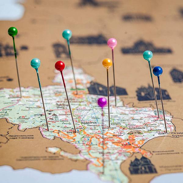 Скретч-карта Украины My Native Map