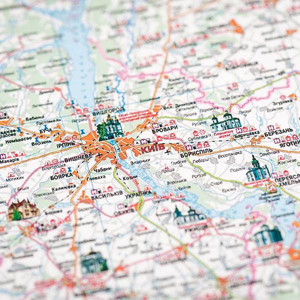 Скретч-карта Украины My Native Map