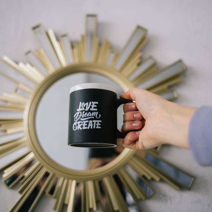 Gifty Чашка с мелом Love White 320 мл