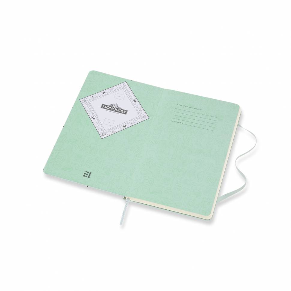 Средний блокнот Moleskine Monopoly Твердая обложка Чистые листы