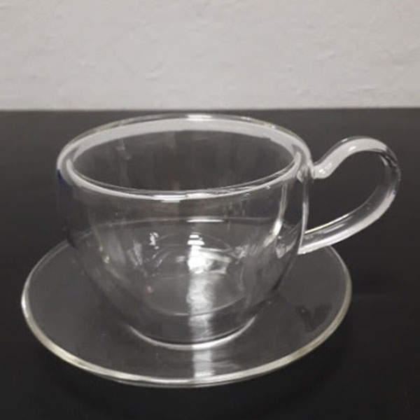 Кружка для кави з подвійного скла 150 мл