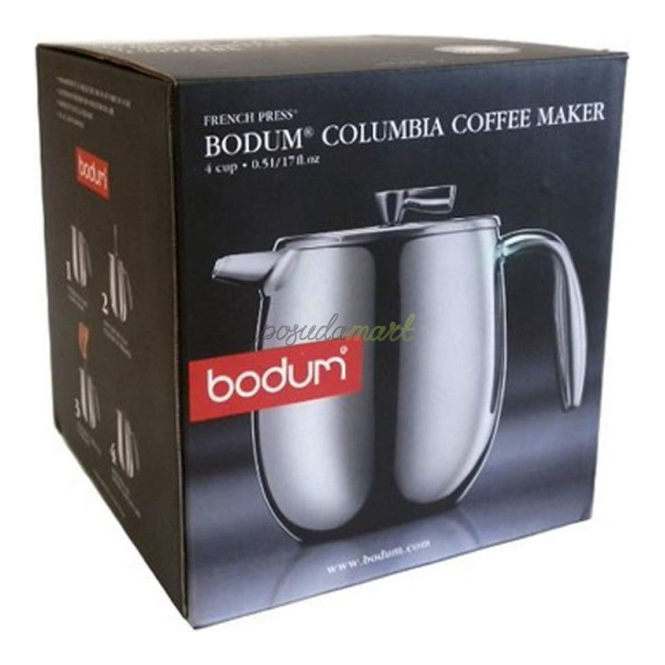 Кофейник френч-пресс Bodum с двойными стенками Матовый 0,5 л