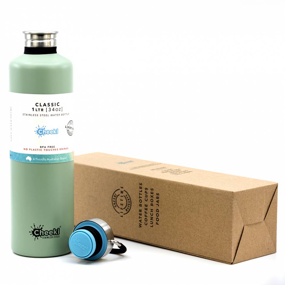 Бутылка для воды Cheeki Classic Single Wall 1 литр Pistachio