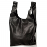 Шкіряна жіноча сумка Poolparty Tote Чорна