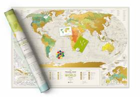 Скретч Карта Travel Map Geography World