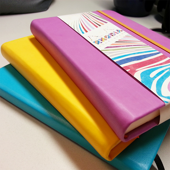 Блокнот Rhodia Rhodiarama розовый А6 чистые листы