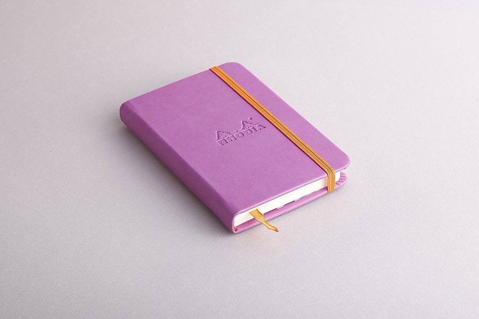 Блокнот Rhodia Rhodiarama розовый А6 чистые листы