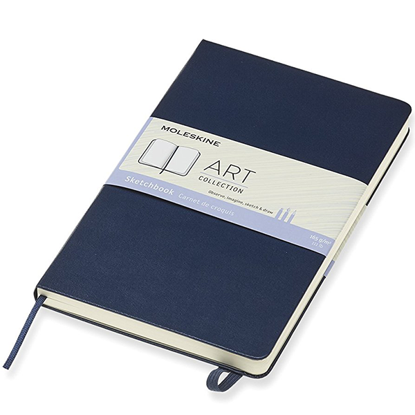 Середній блокнот для ескізів Moleskine Art Сапфір