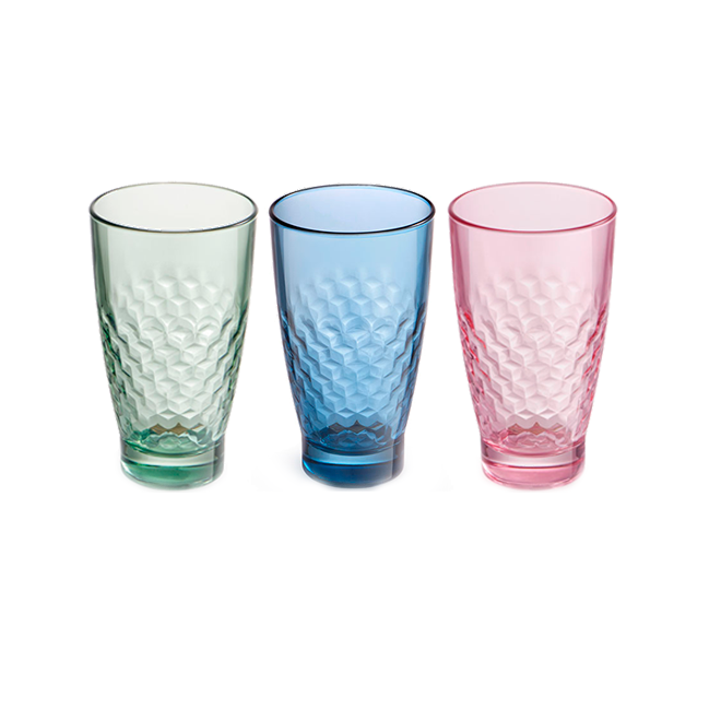Набір різнокольорових склянок Libbey Olympea Smooth 350 мл (929829)